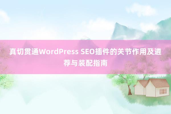 真切贯通WordPress SEO插件的关节作用及遴荐与装配指南